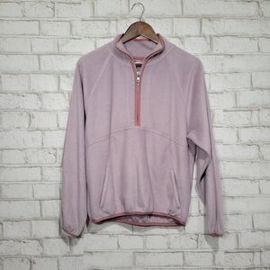 Maurices Lavender Quarter-Zip Sweatshirt